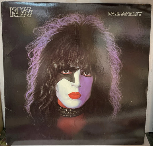 Kiss Paul Stanley Record NBLP7123 w/Poster