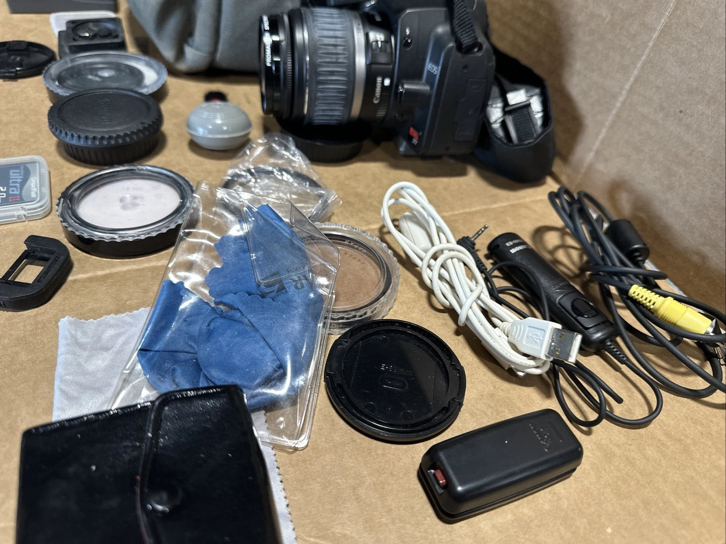 Canon EOS Rebel XT 350D DSLR + Tamron 18-250mm Lens + Battery & Charger Untested