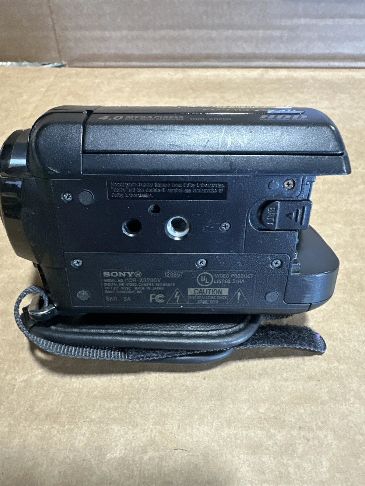 Sony HDR-XR200V 120GB HD Handycam Camcorder No Battery And Charger