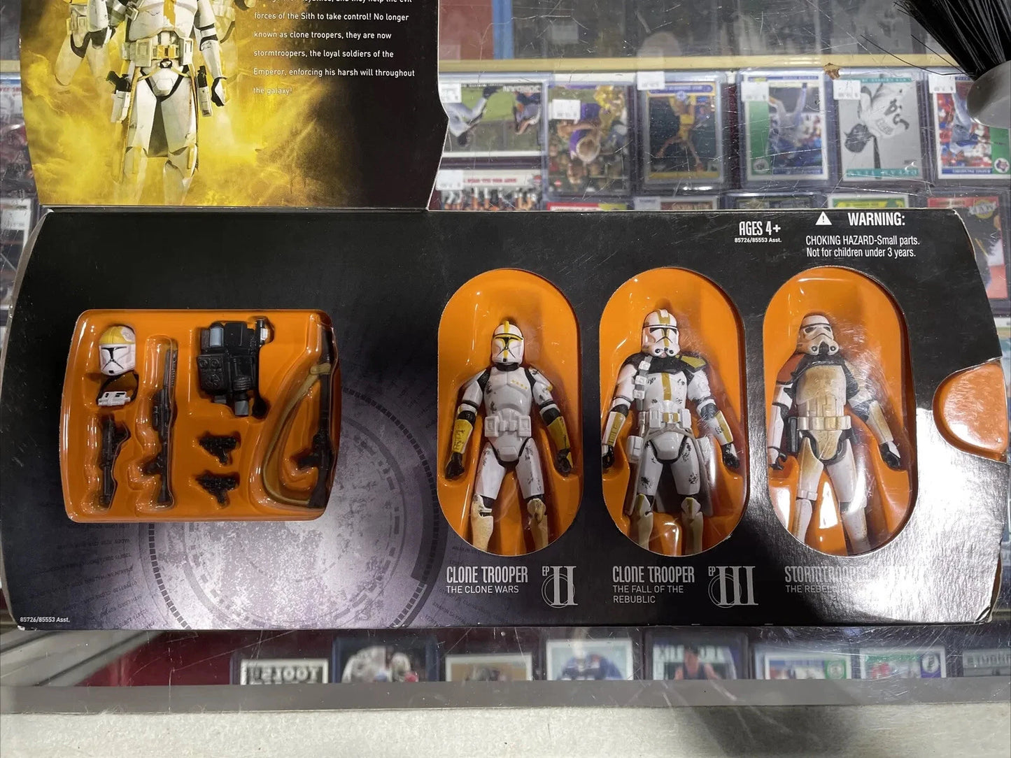SEALED 2005 Star Wars Evolutions Clone Trooper to Stormtrooper Evolutions 3 pack
