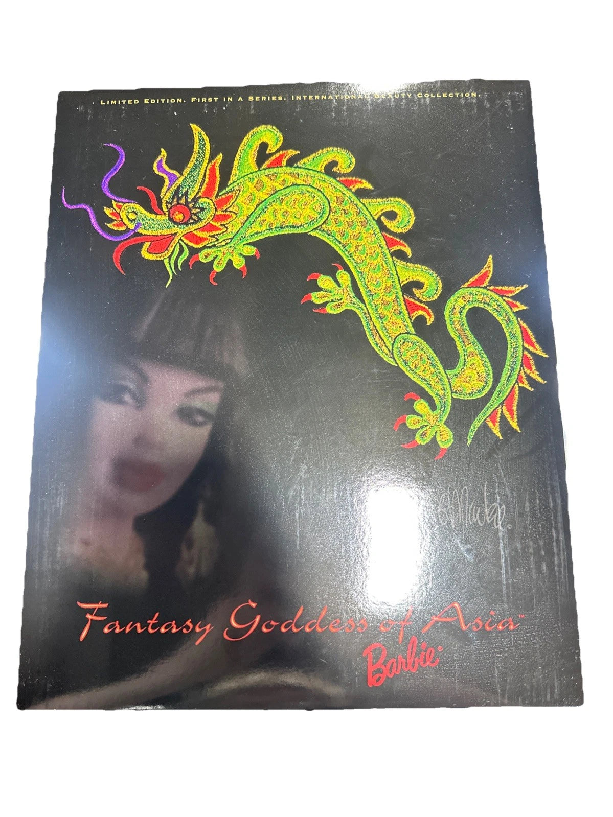 MATTEL 1998 BOB MACKIE FANTASY GODDESS OF ASIA BARBIE DOLL OPEN BOX