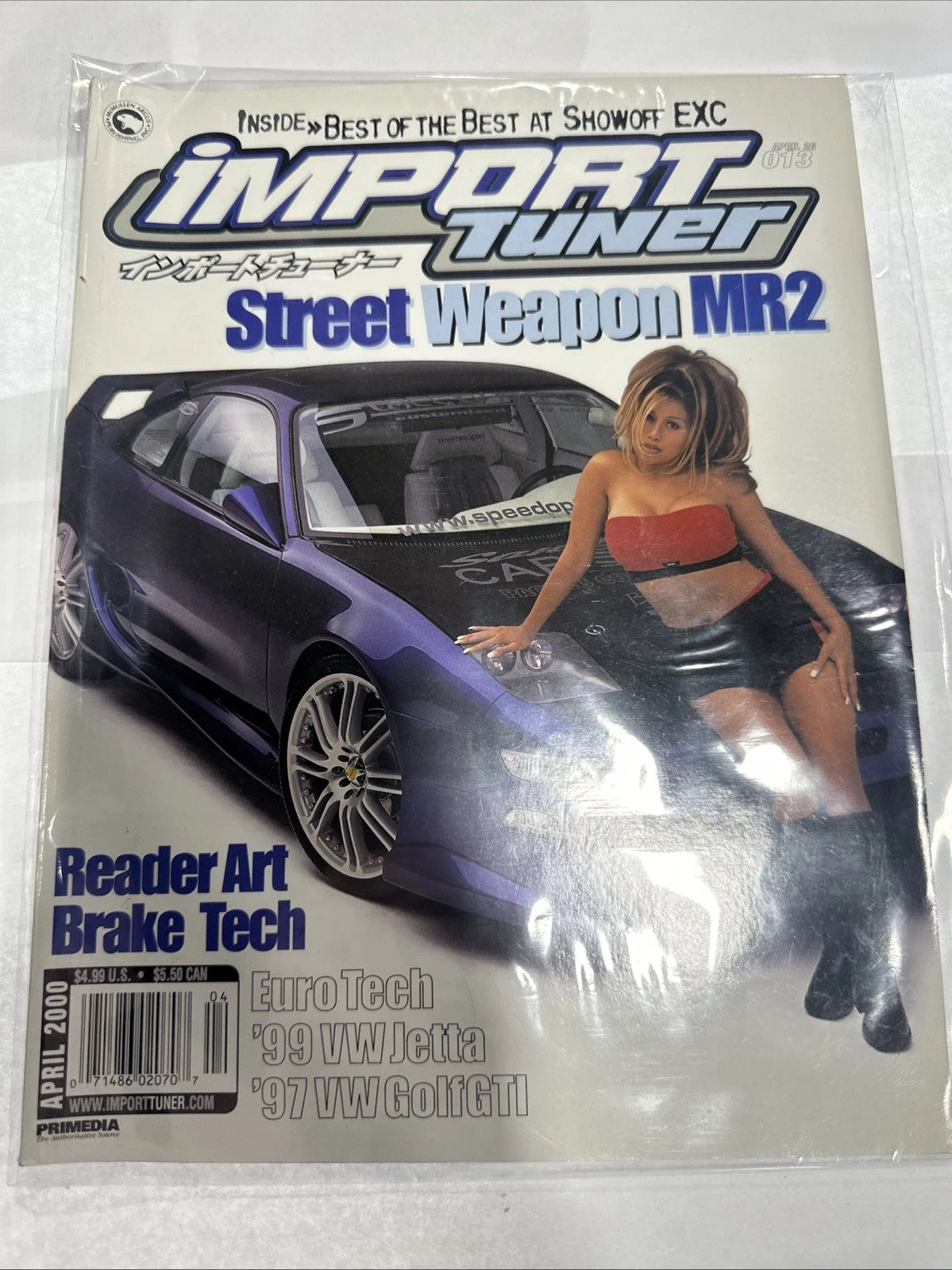 Import Tuner Magazine April #13 Rare Street Weapon MR2