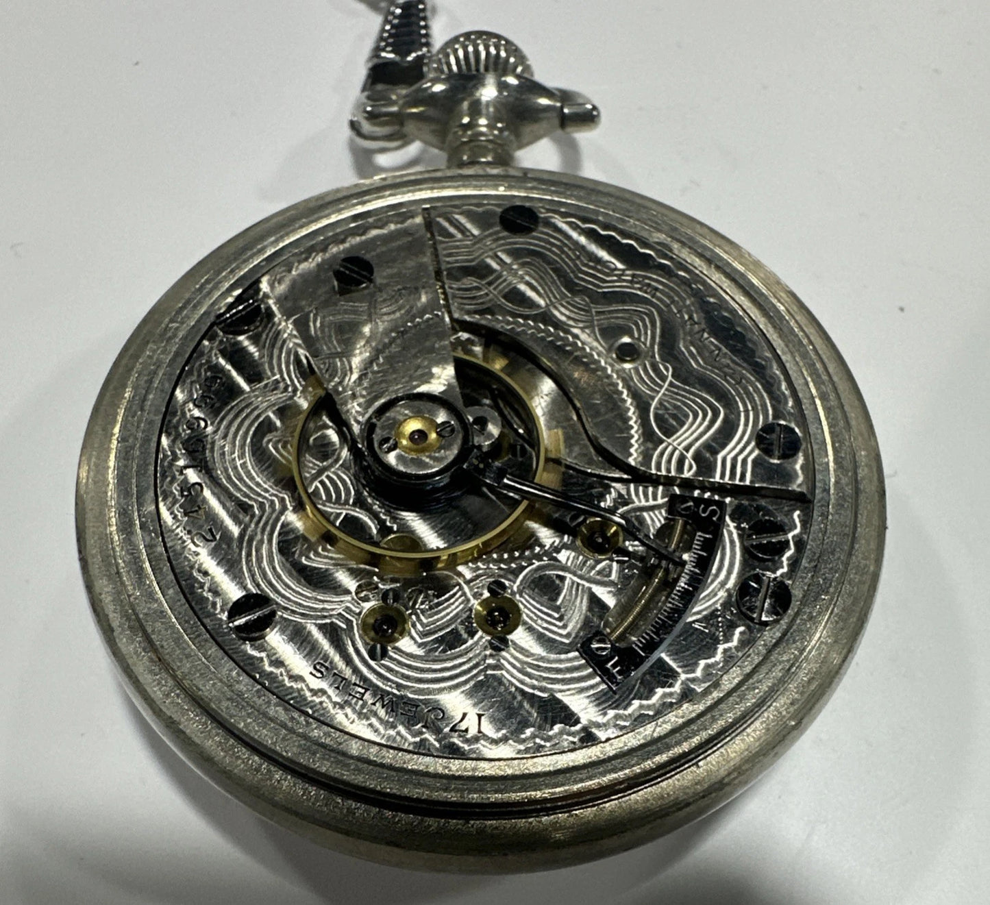 1920-30s Elgin Grade Silverode Filled Pocket Watch - Runs Well