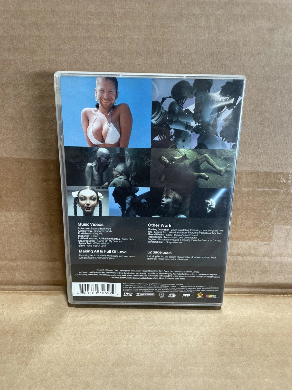 The Work Of Director Chris Cunningham DVD + Book