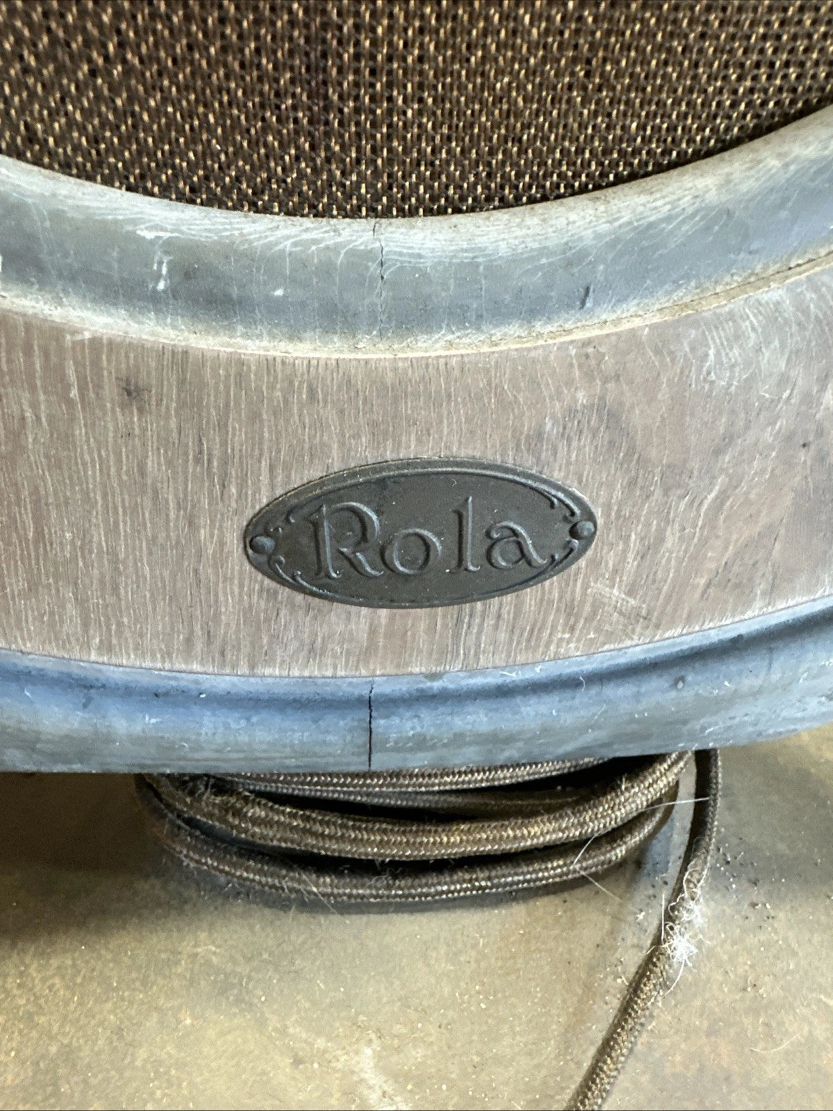 Rola Cone Re-Creator 1920's Radio Tube Speaker As Is