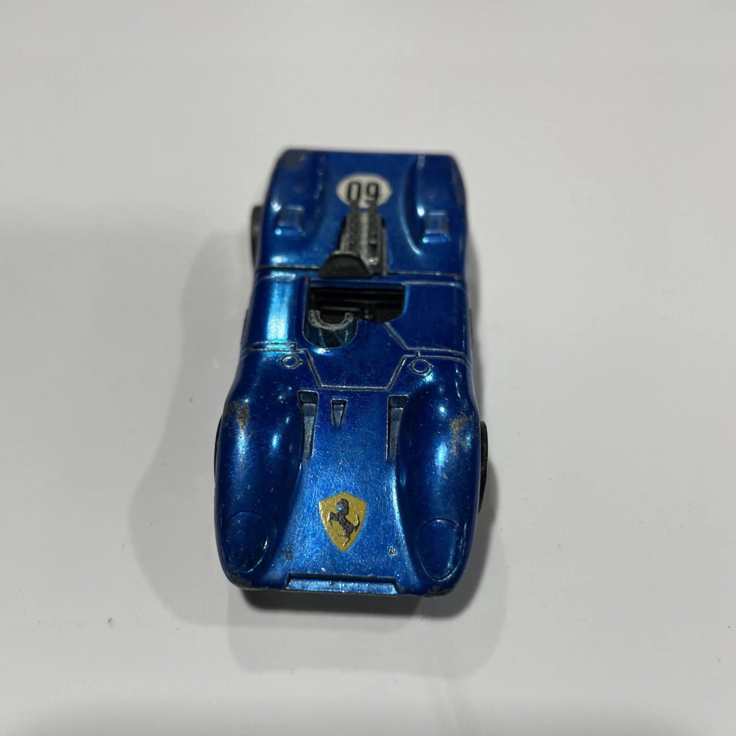 HOT WHEELS REDLINE 1969 FERRARI 312P BLUE VINTAGE RARE REDLINES