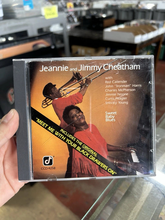 SIGNED Jeannie & Jimmy Cheatham - Sweet Baby Blues (CD, 1985) AUTOGRAPH
