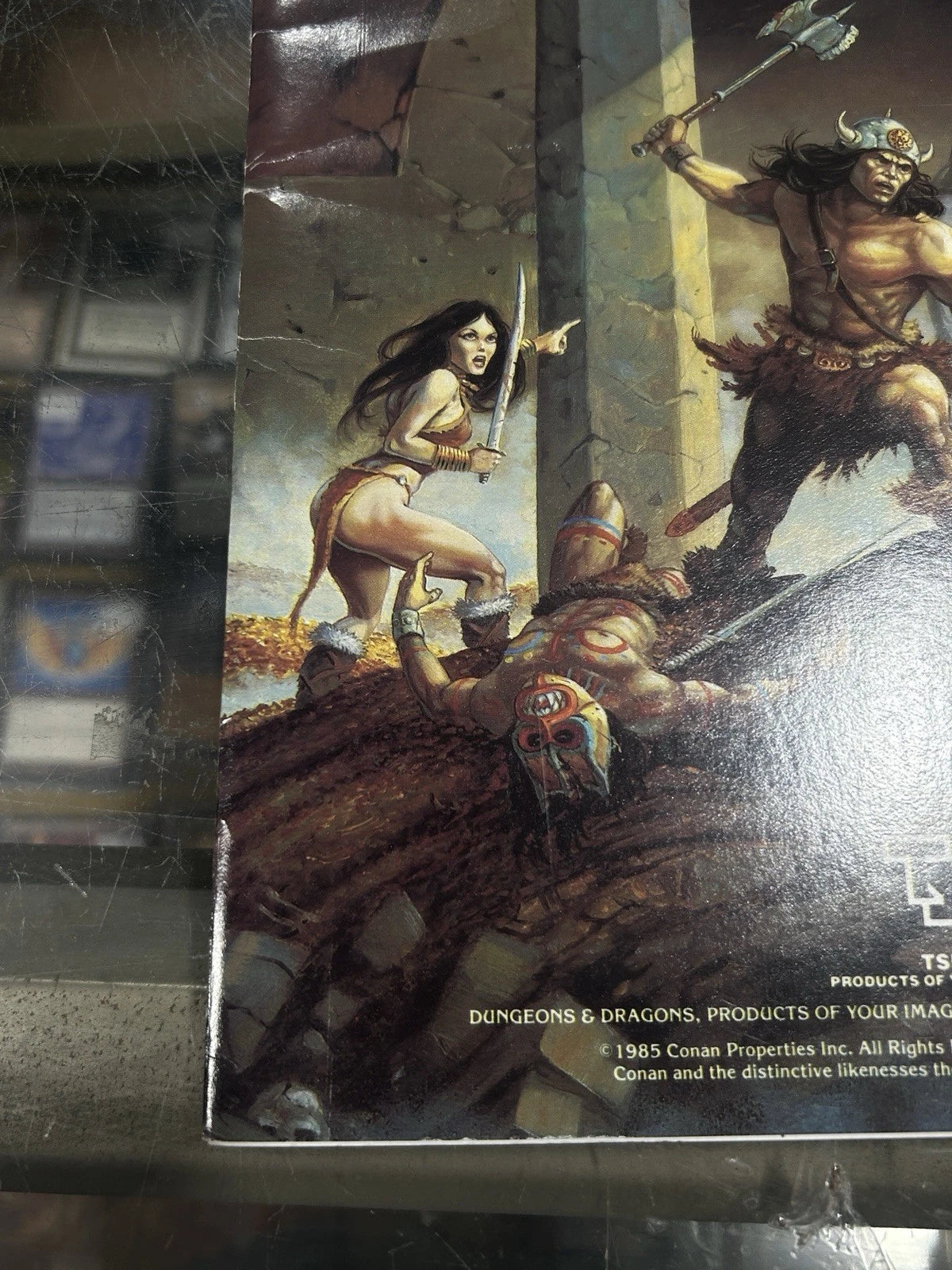 Conan The Mercenary CN2 1985 Dungeons Dragons Kim Eastland TSR 7402 Barbaria
