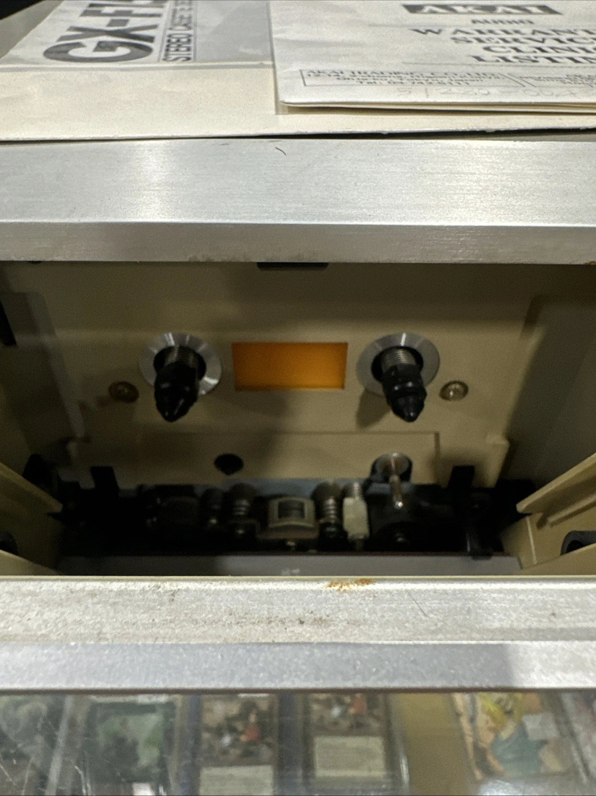AKAI Cassette Deck GX-F15 works great...JAPAN