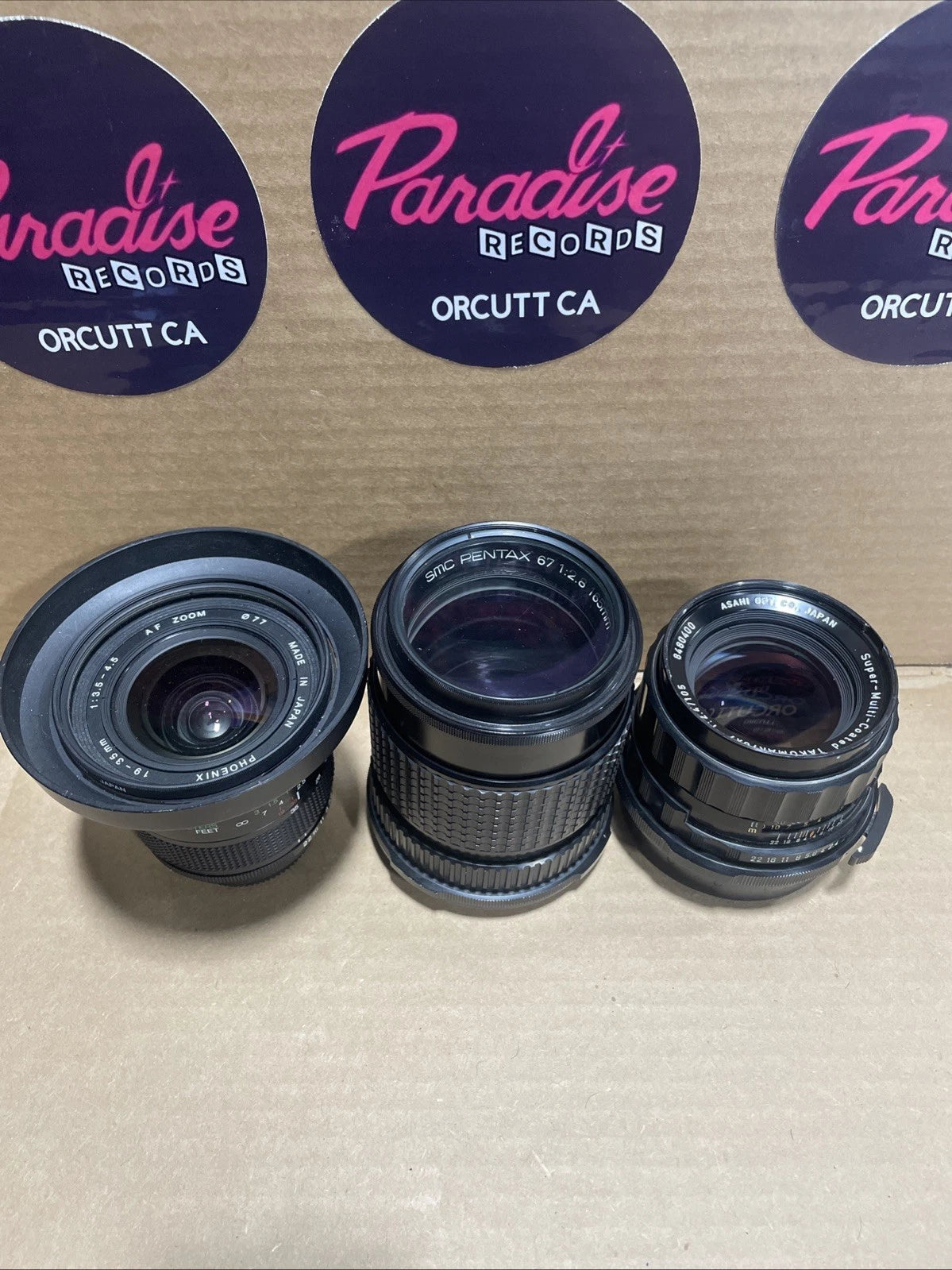 Asahi Pentax 6X7 Camera + 6 Lenses & Accessories Rare Vintage With Pelican Case