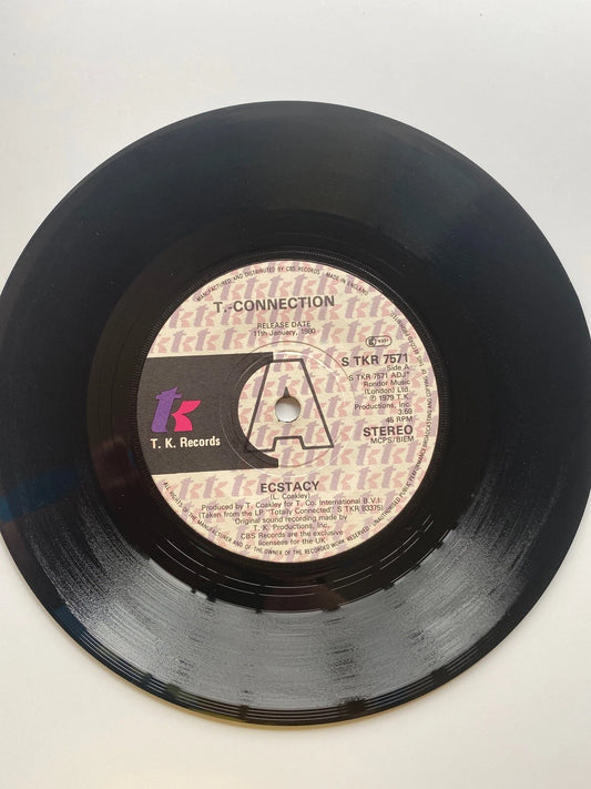 T-Connection - Ecstacy - Promo - 7" Vinyl Record VG+ Vtg 45