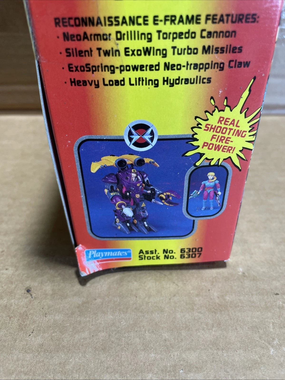 1995 Playmates Exo Squad Nara Burns Reconnaissance E-Frame In Box Sealed