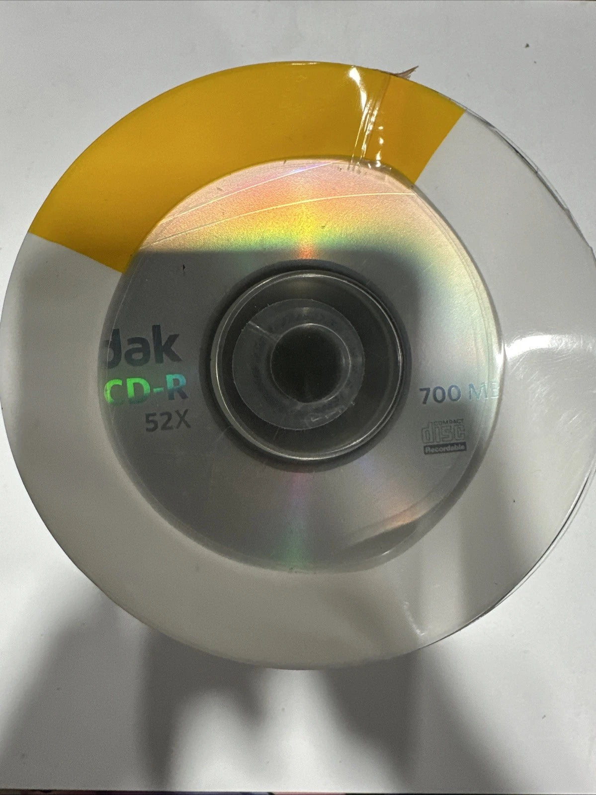 NEW Kodak CD-R 52x 700MB 80 Minute 100 Pack Sealed - Small Rip