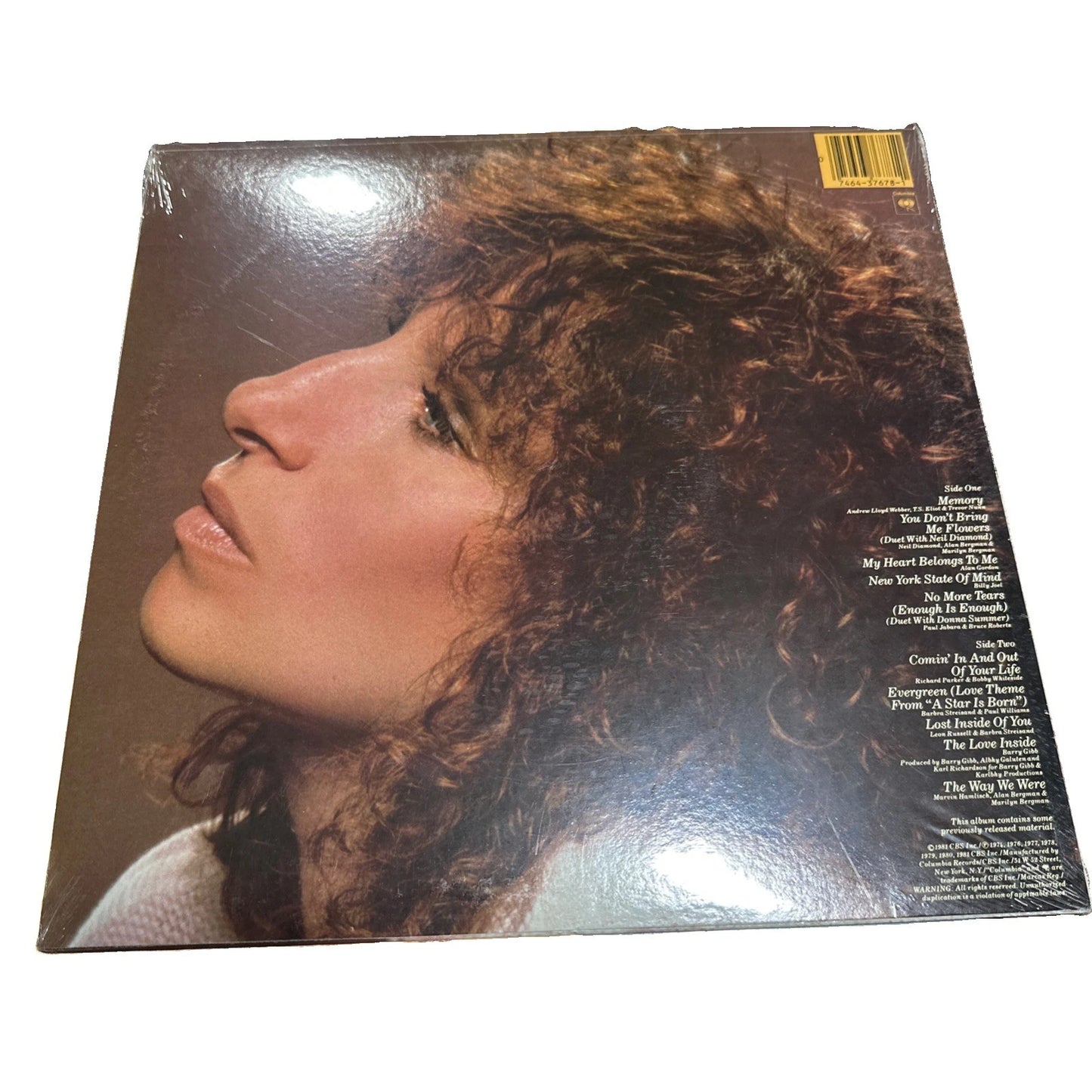 Barbra Streisand - Memories ORIG 1981 US 12" SEALED LP Columbia TC37678 new