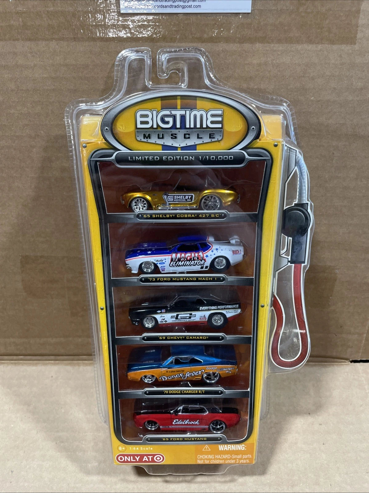 1:64 JADA Target Exclusive 5 Car Limited Edition - Bigtime Muscle NEW Sealed