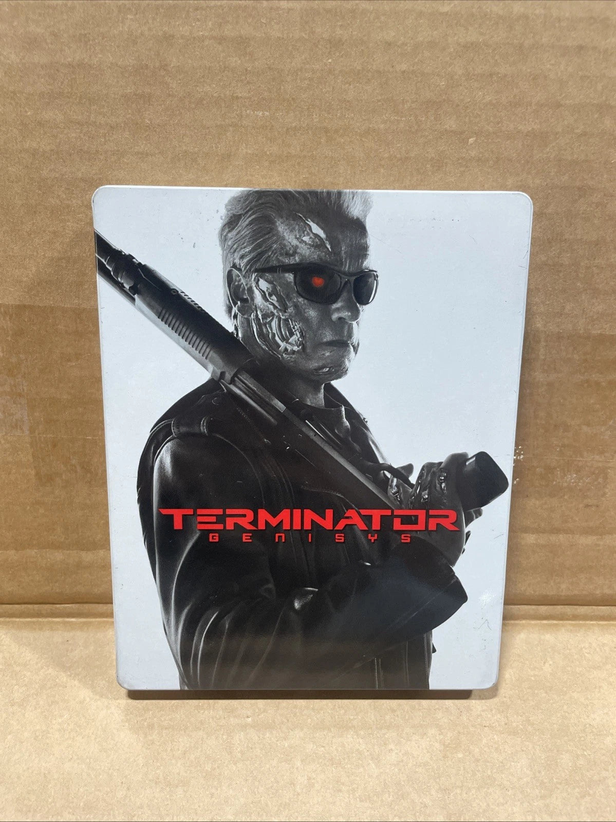 Terminator Genisys (Blu-ray + DVD, 2015, Steelbook) Arnold Schwarzenegger