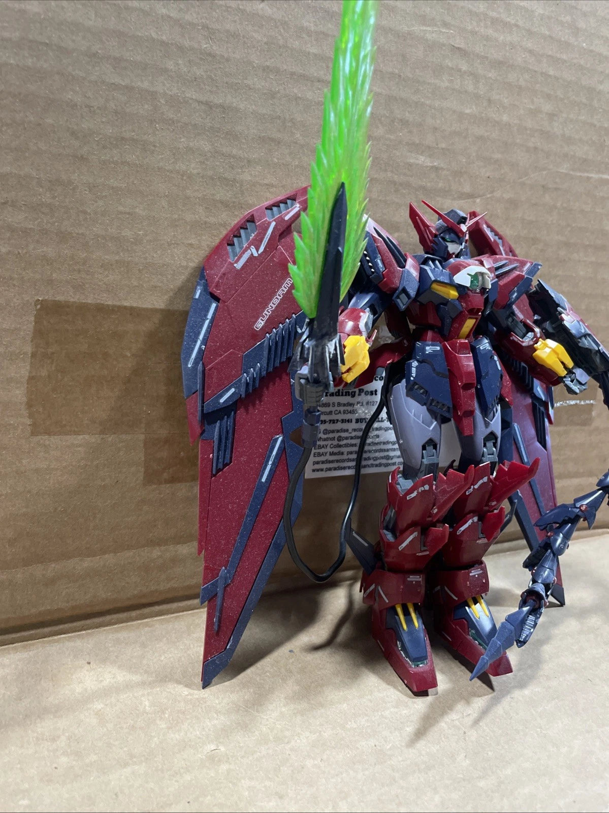 Bandai Gundam Wing RG 1/144 Gundam Epyon Model Kit No Box No Manual Incomplete