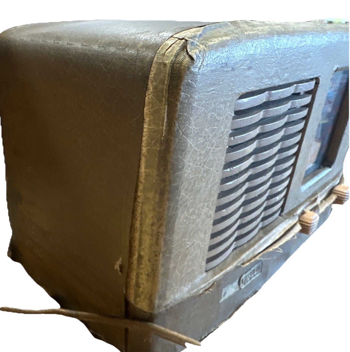 Firestone Air Chief Vintage Vinyl Tube Radio AM/FM 1946-47