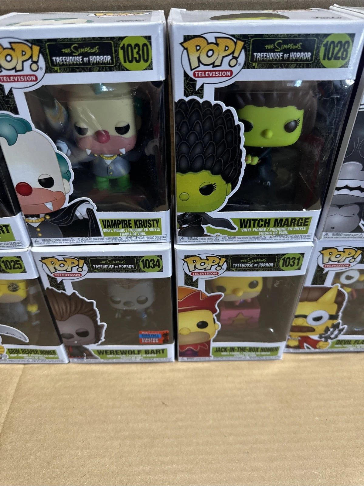 Funko Pops The Simpsons Treehouse Of Horrors Lot Of 8