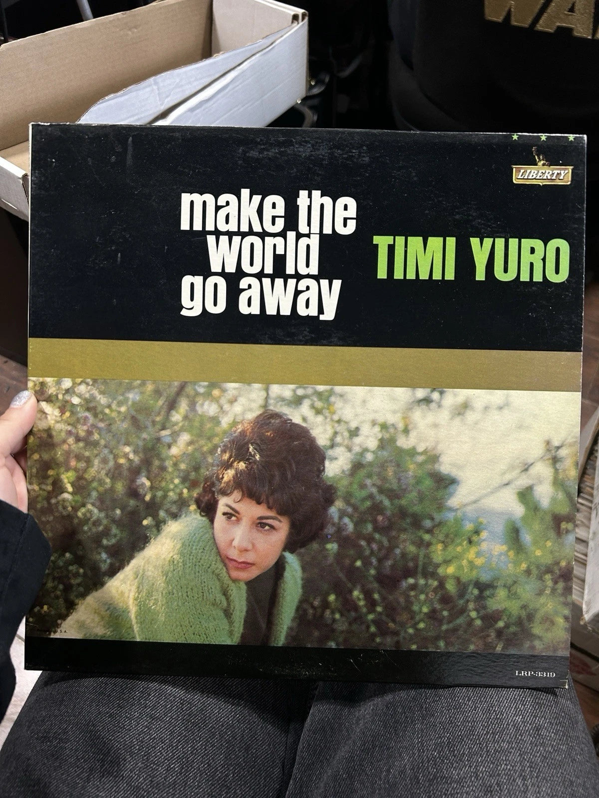 Timi Yuro Lp Make The World Go Away - white label promo vg++ Lrp-3319 Rare!