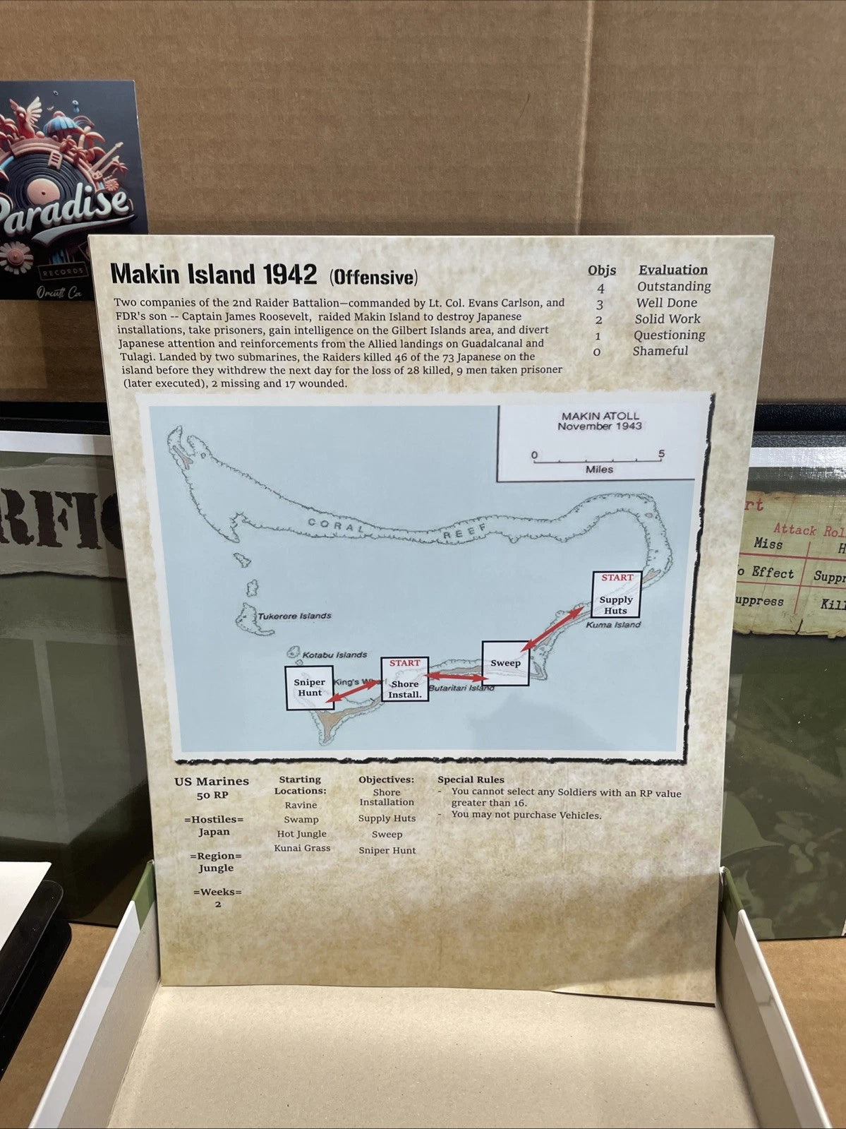 DVG Warfighter: The WWII Pacific Combat Card Game Incomplete