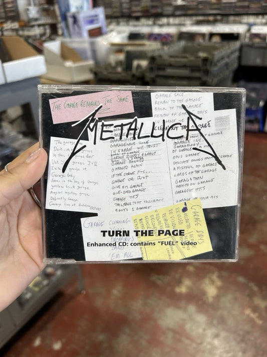 CD SINGLE Metallica Turn The Page Vertigo