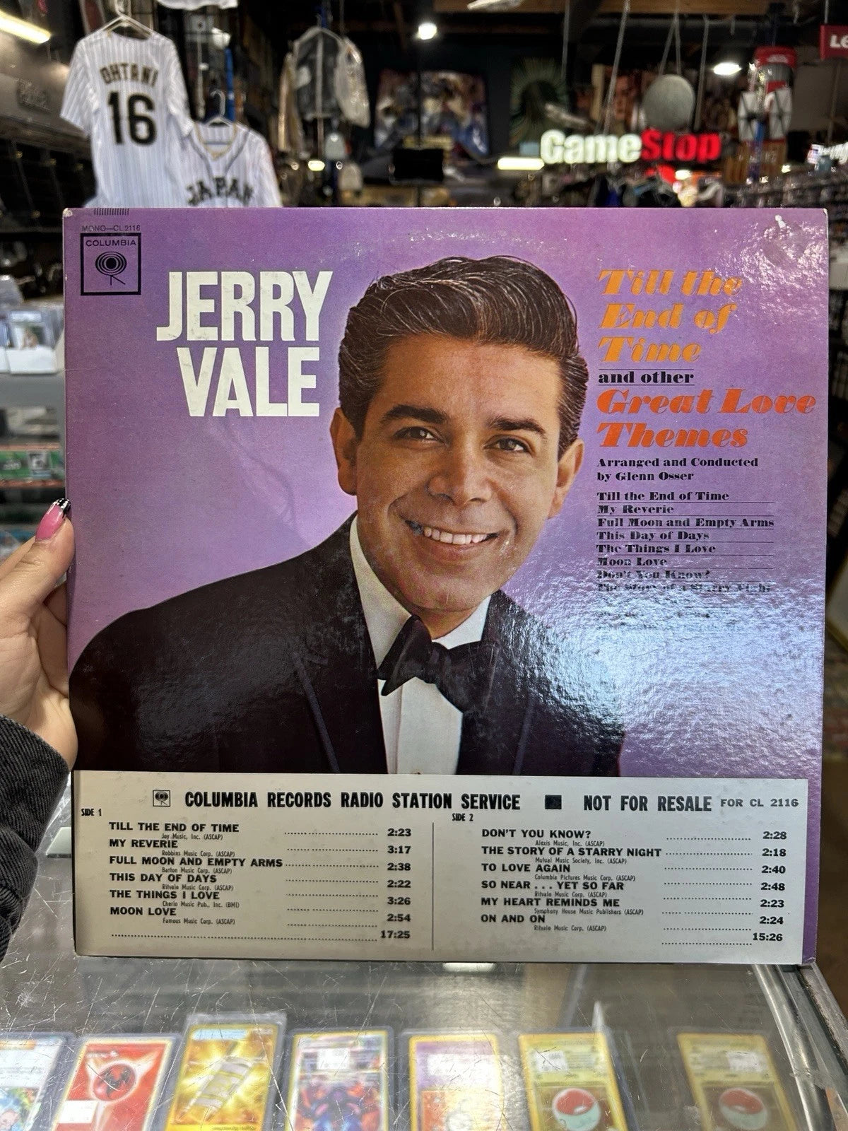 Vale, Jerry -Jerry Vale's Greatest Hits Columbia 8778 Vinyl LP Record vg+ shrink
