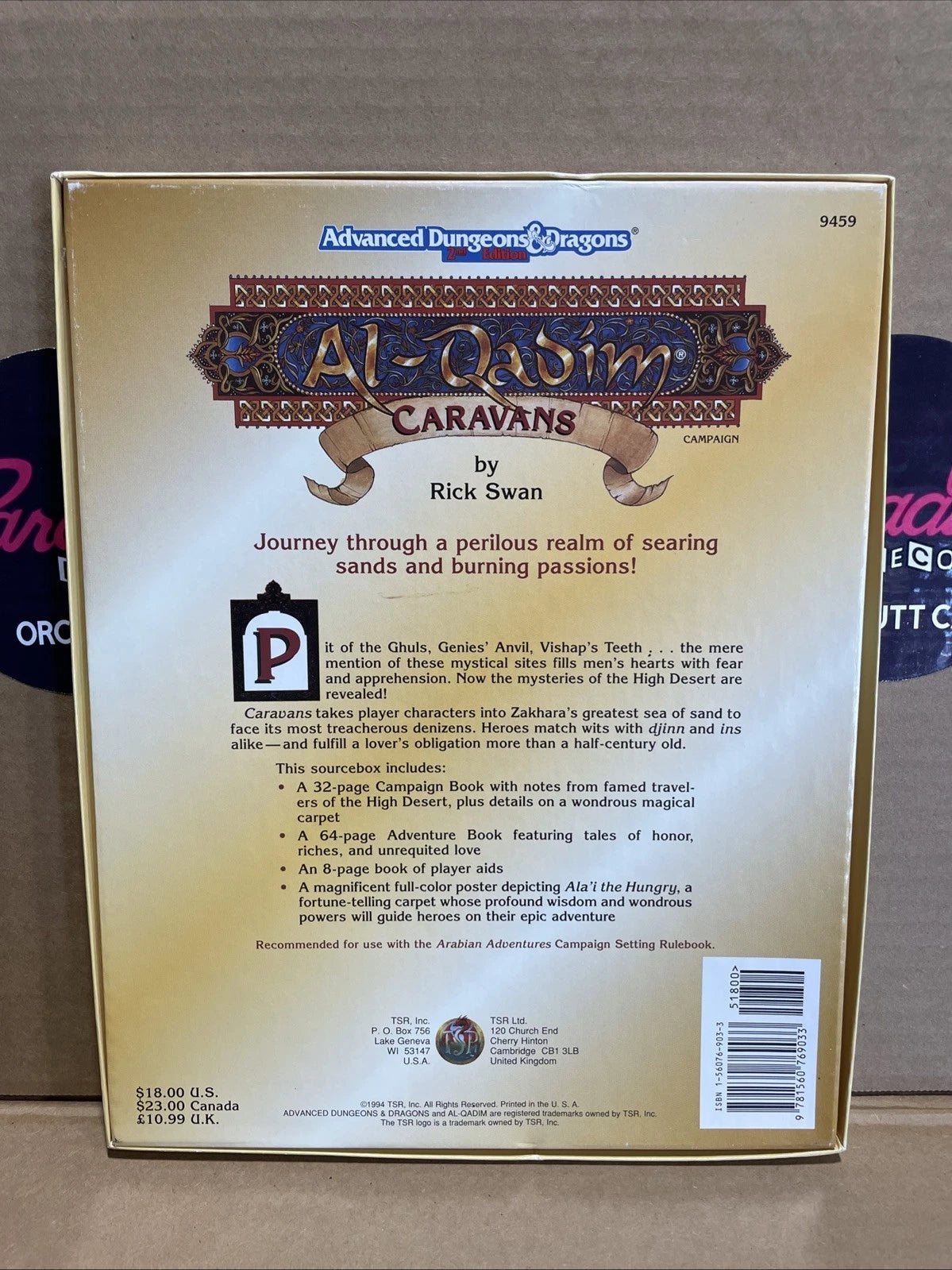 Caravans Al-Qadim (Advanced Dungeons & Dragons 2nd Edition) 9459