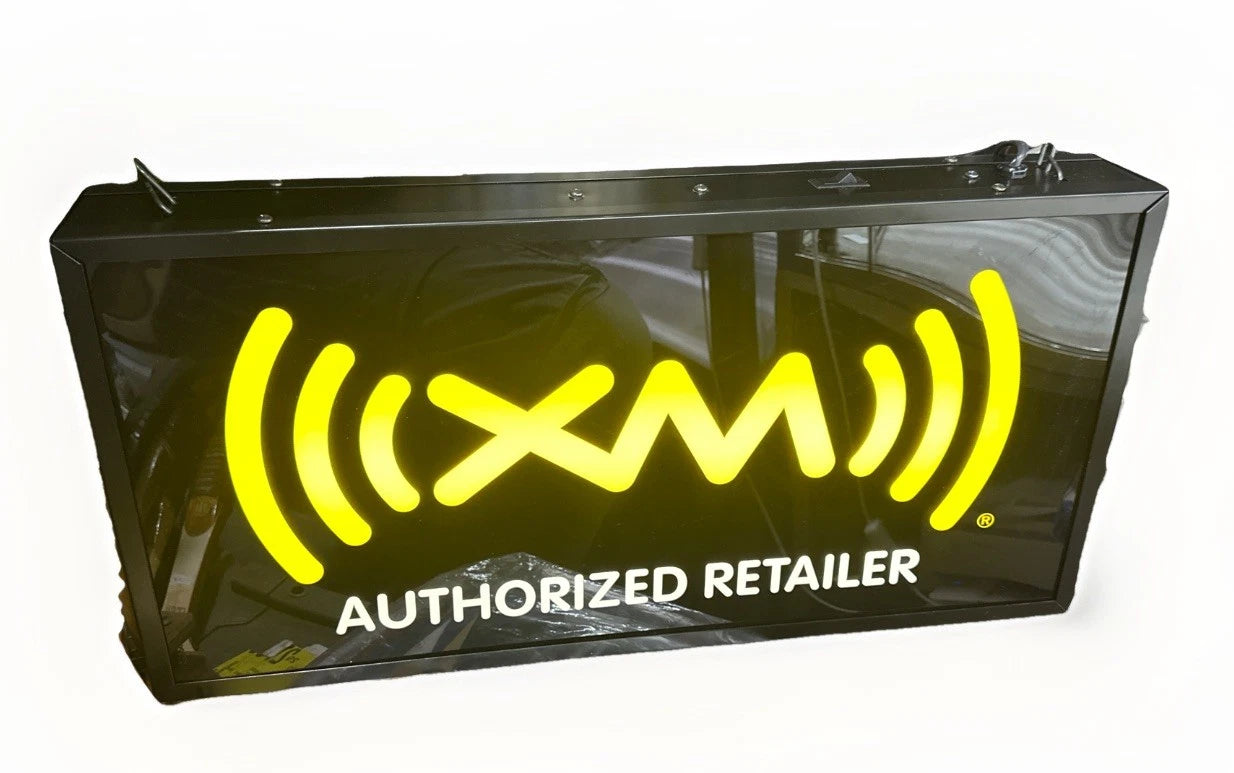 XM Wireless Authorized Retailer Double Sided Hanging Advertising Sign