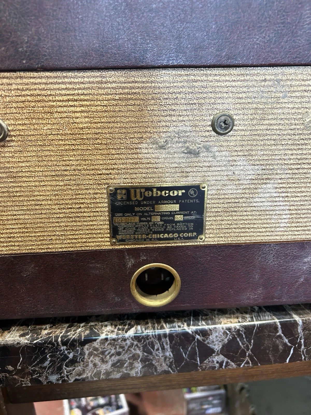 Webster Chicago Webcor Electronic Memory 210-1B Reel to Reel Tape Player as is