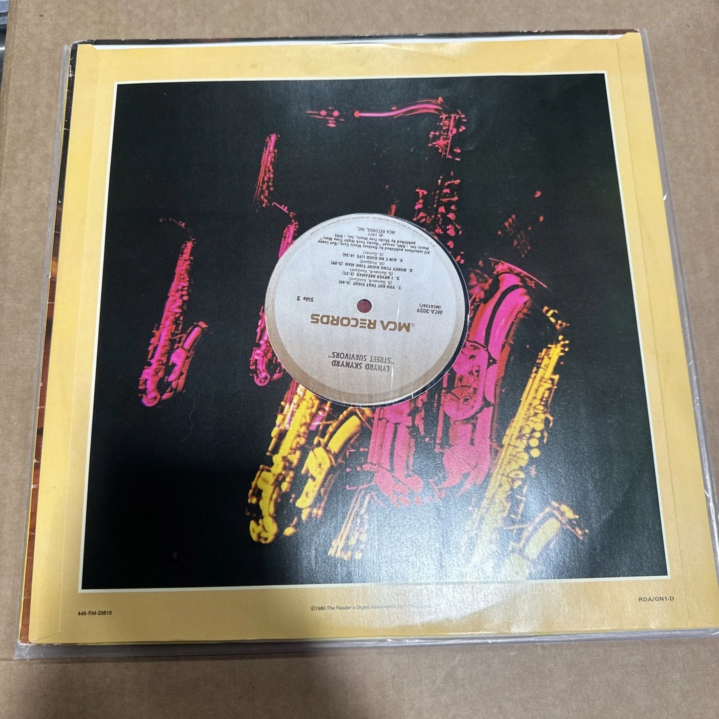 Lynyrd Skynyrd - Street Survivors LP 1977 Pressing w/ Inserts Flames Cover