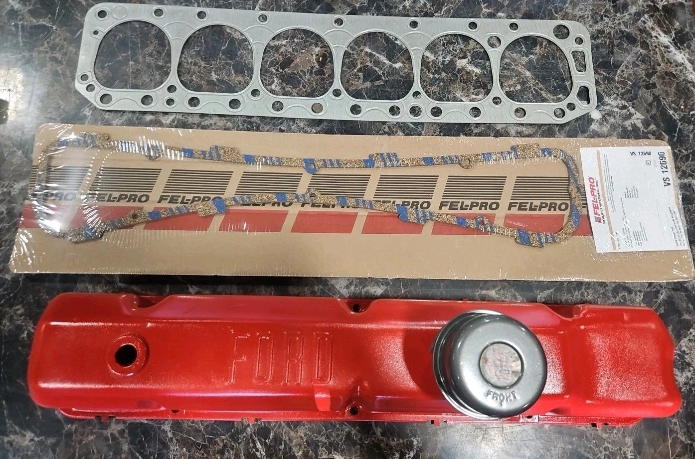 1953-1964 Valve Cover With The Breathers Ford 223 Engine