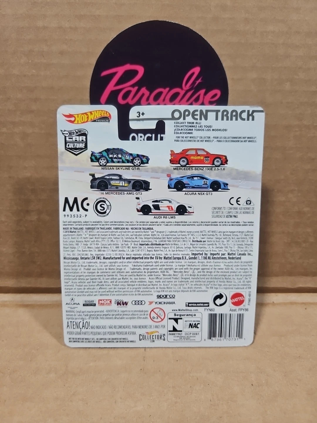 2019 Hot Wheels Car Culture Open Track Nissan Skyline GT-R, Premium
