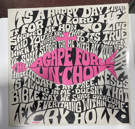 THE AGAPE FORCE The Un Choir LP PRIVATE Xian Folk BARRY McGUIRE Brand New