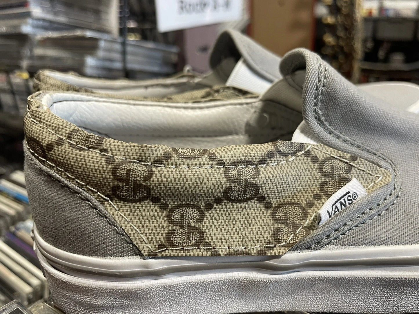 Custome Made Vans Size 5 Men’s 6.5 Women’s