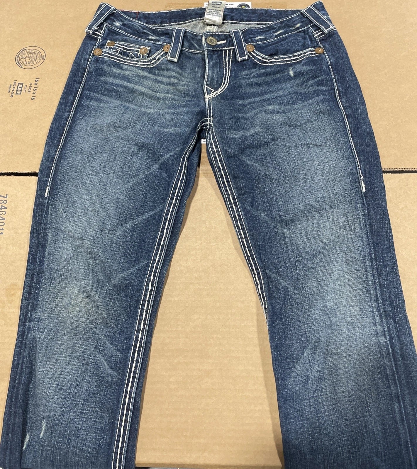 True Religion Women's Jeans Size 30 RN#112790 CA#30427 Straight Leg