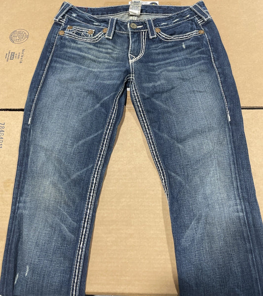 True Religion Women's Jeans Size 30 RN#112790 CA#30427 Straight Leg