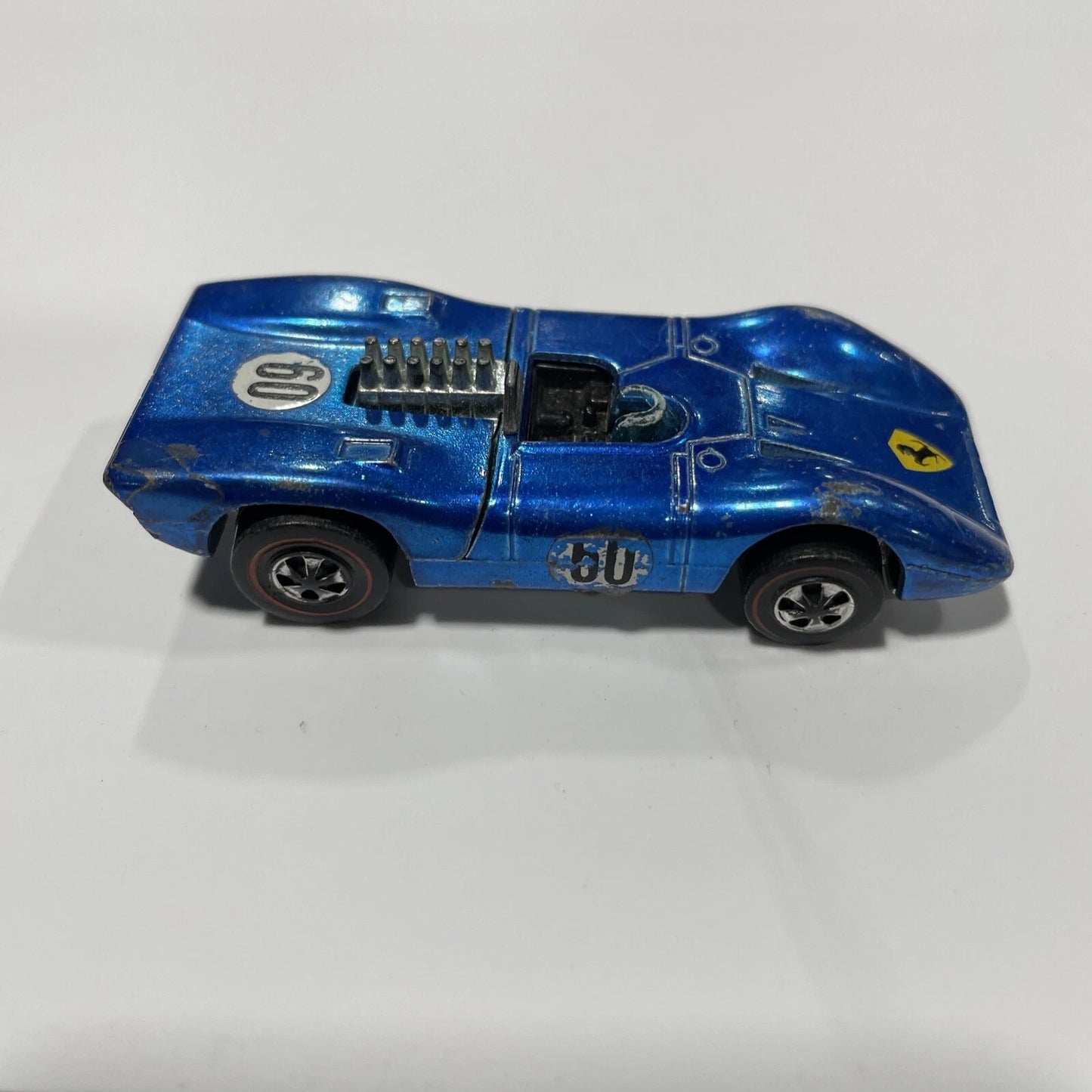 HOT WHEELS REDLINE 1969 FERRARI 312P BLUE VINTAGE RARE REDLINES