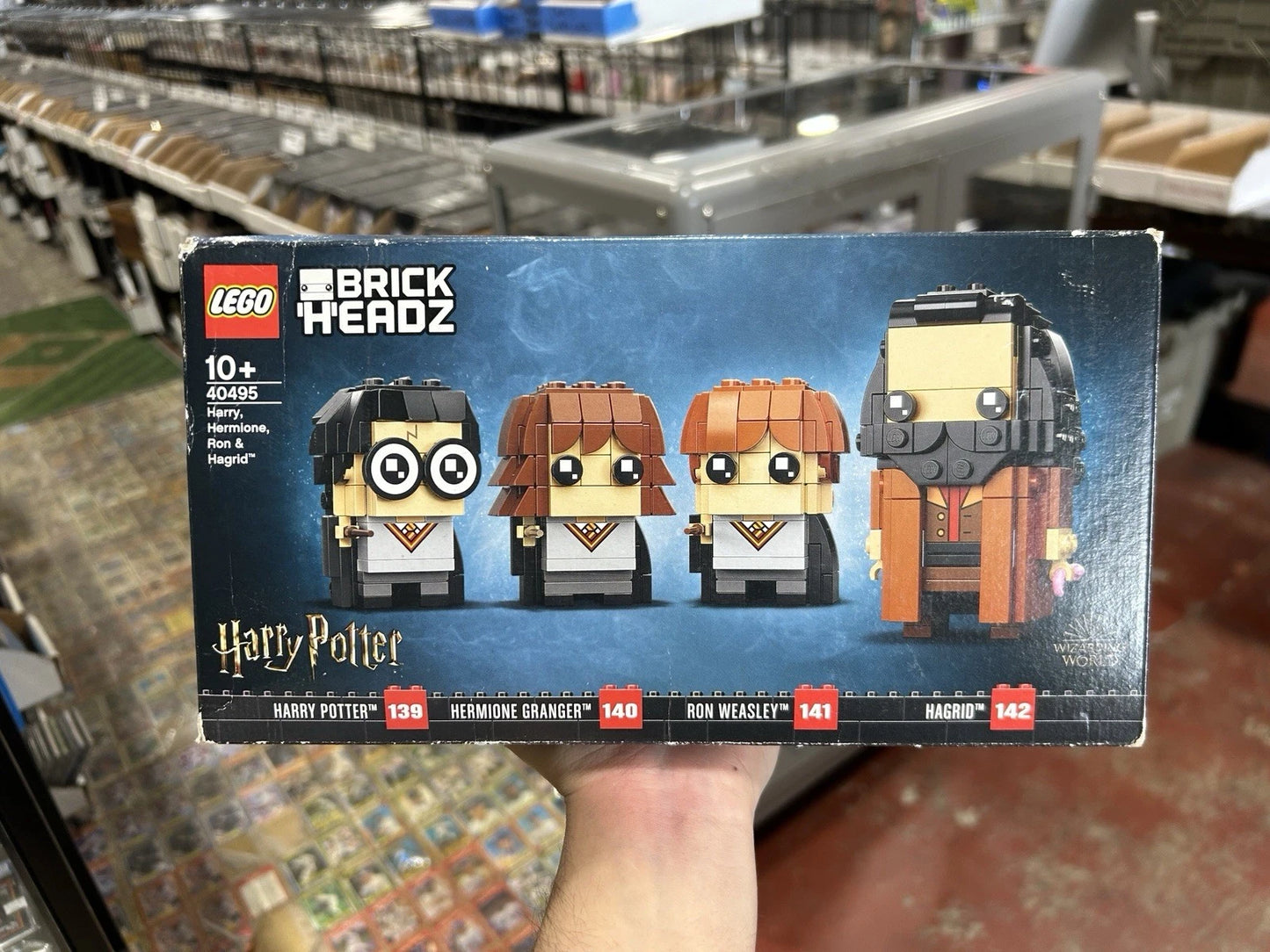 New LEGO BRICKHEADZ: Harry, Hermione, Ron & Hagrid (40495)