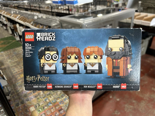 New LEGO BRICKHEADZ: Harry, Hermione, Ron & Hagrid (40495)