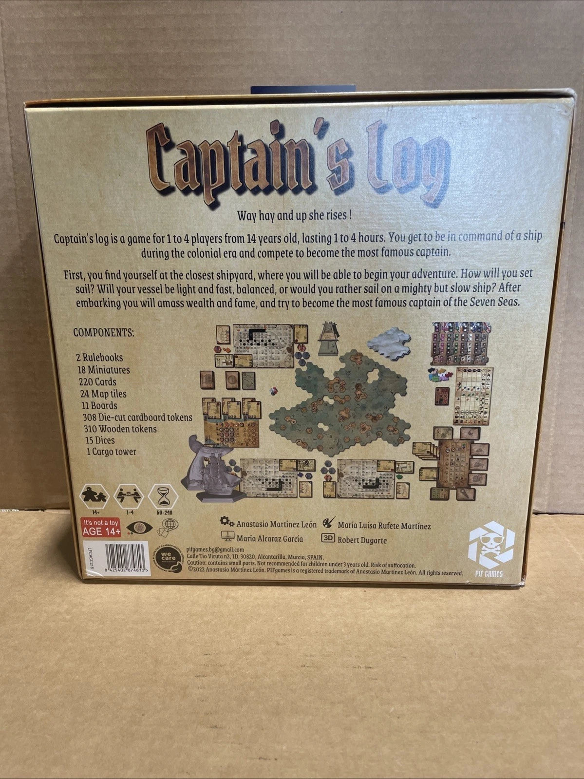 Captain's Log PIF Games Excellent Condition Complete