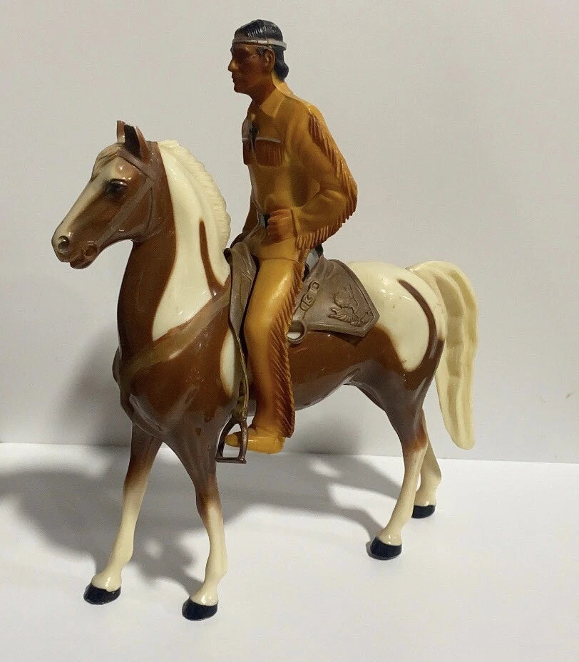 VINTAGE HARTLAND "TONTO" & HORSE SCOUT INDIAN COMPANION LONE RANGER 800 SERIES