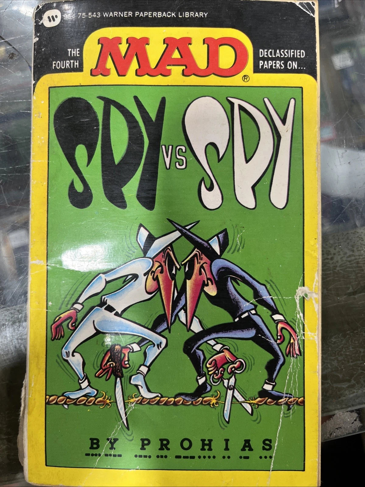 MAD Spy Vs. Spy Vintage Comic Paperback - Warner 1st Printing!