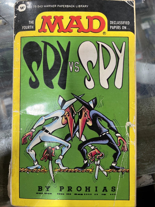 MAD Spy Vs. Spy Vintage Comic Paperback - Warner 1st Printing!