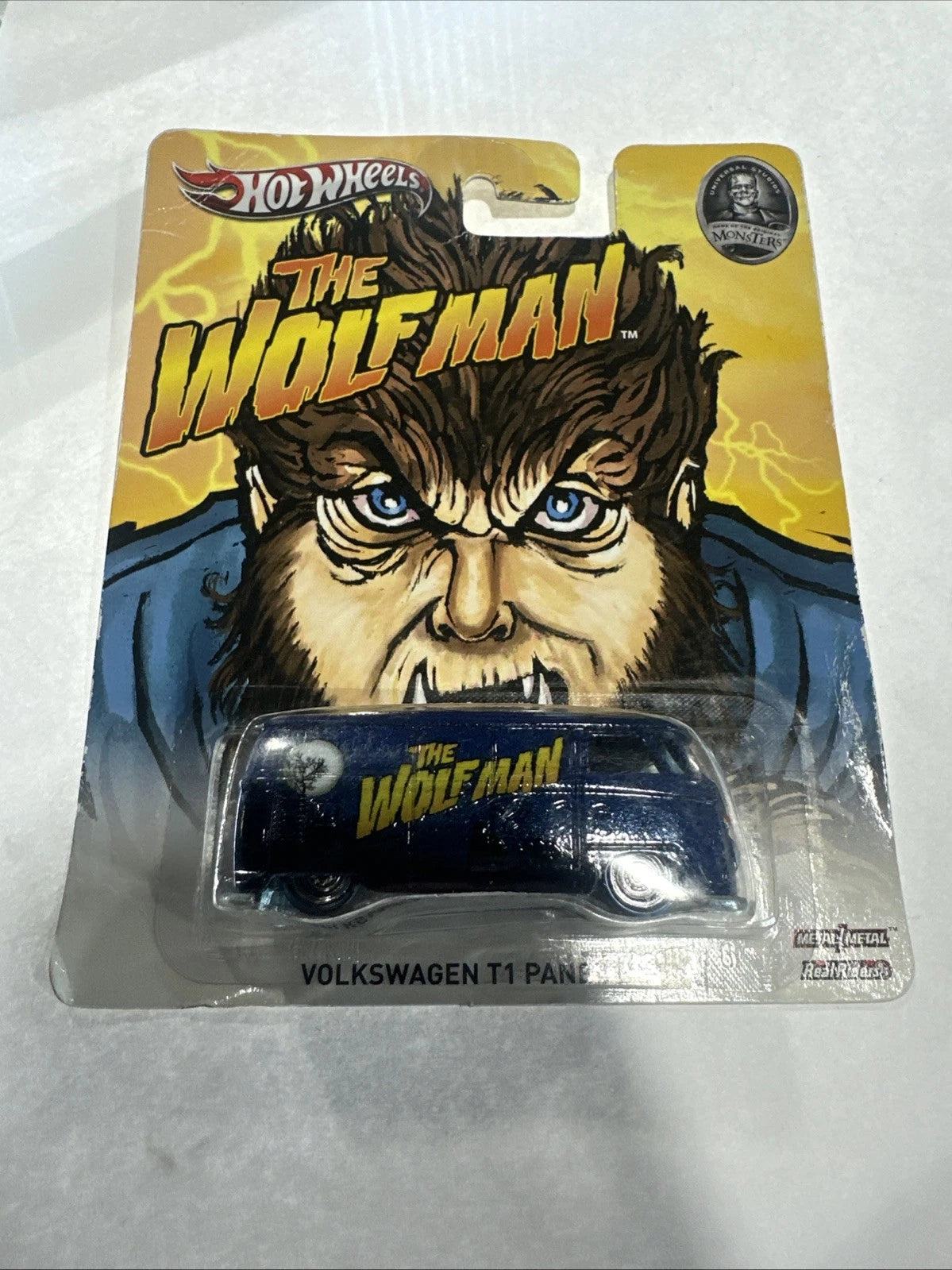 2012 Hot Wheels Universal Studios Monsters The Wolfman Volkswagen T1 Panel Bus!