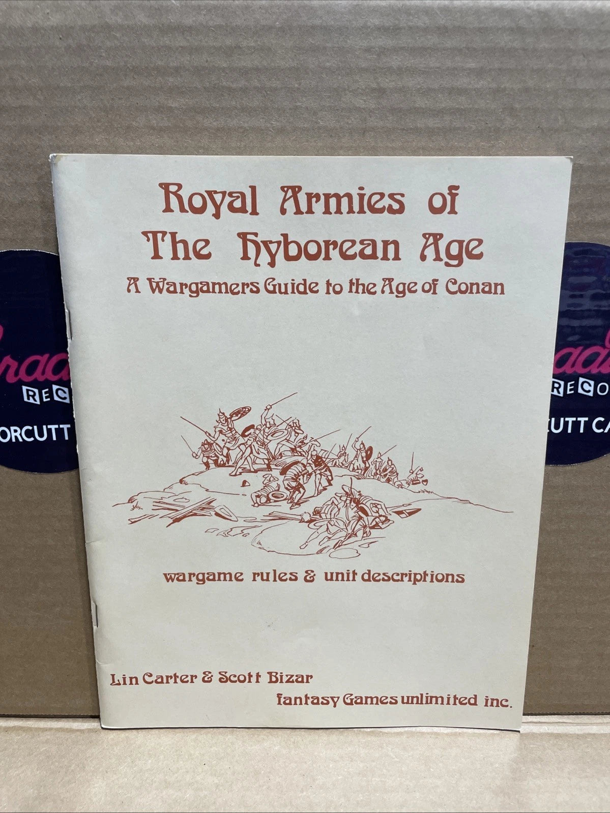 Royal Armies Of The Hyborean Age by Lin Carter & Scott Bizar 1975 Authentic