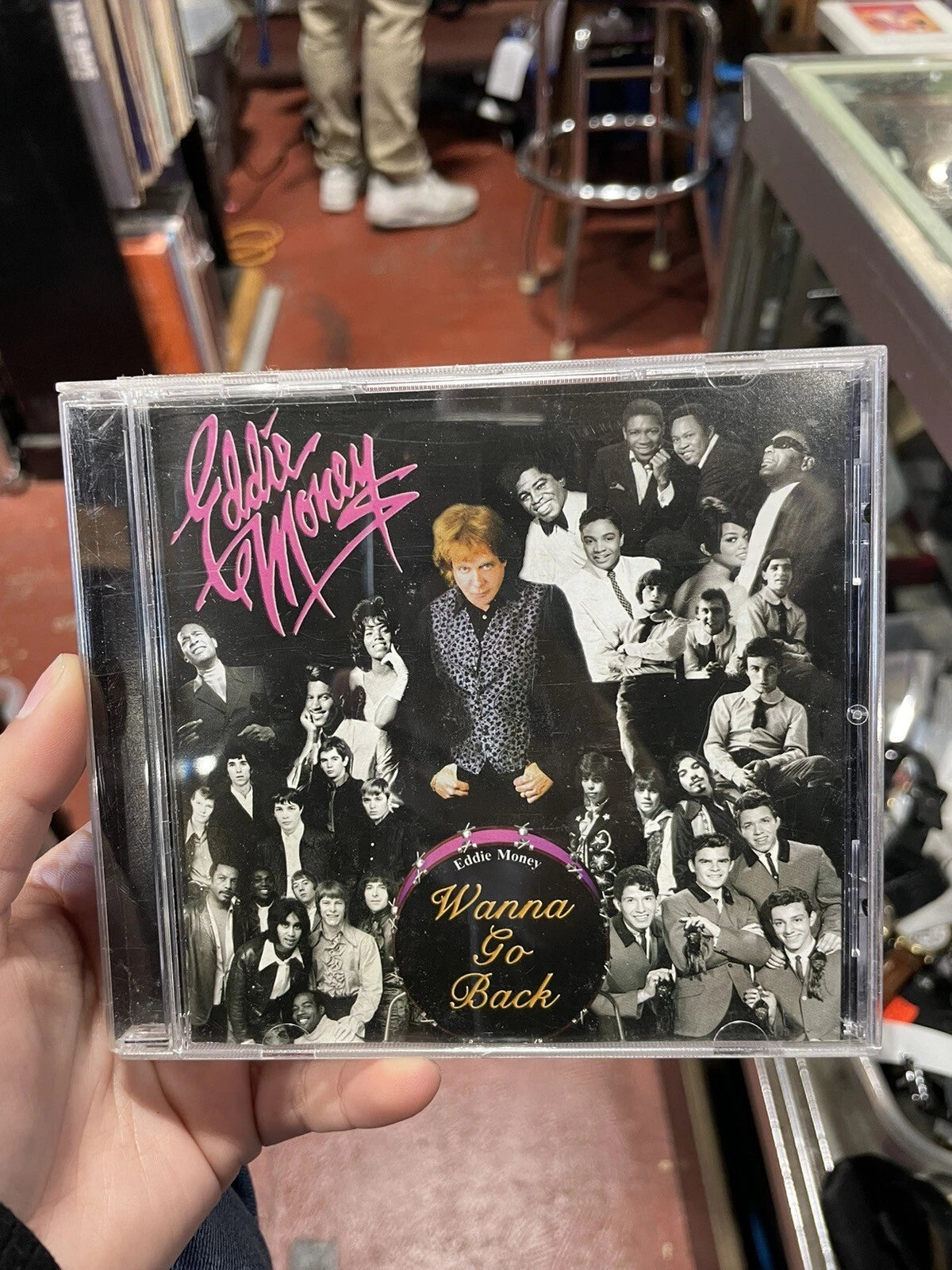 Eddie Money CD - Wanna Go Back Signed by The Artist