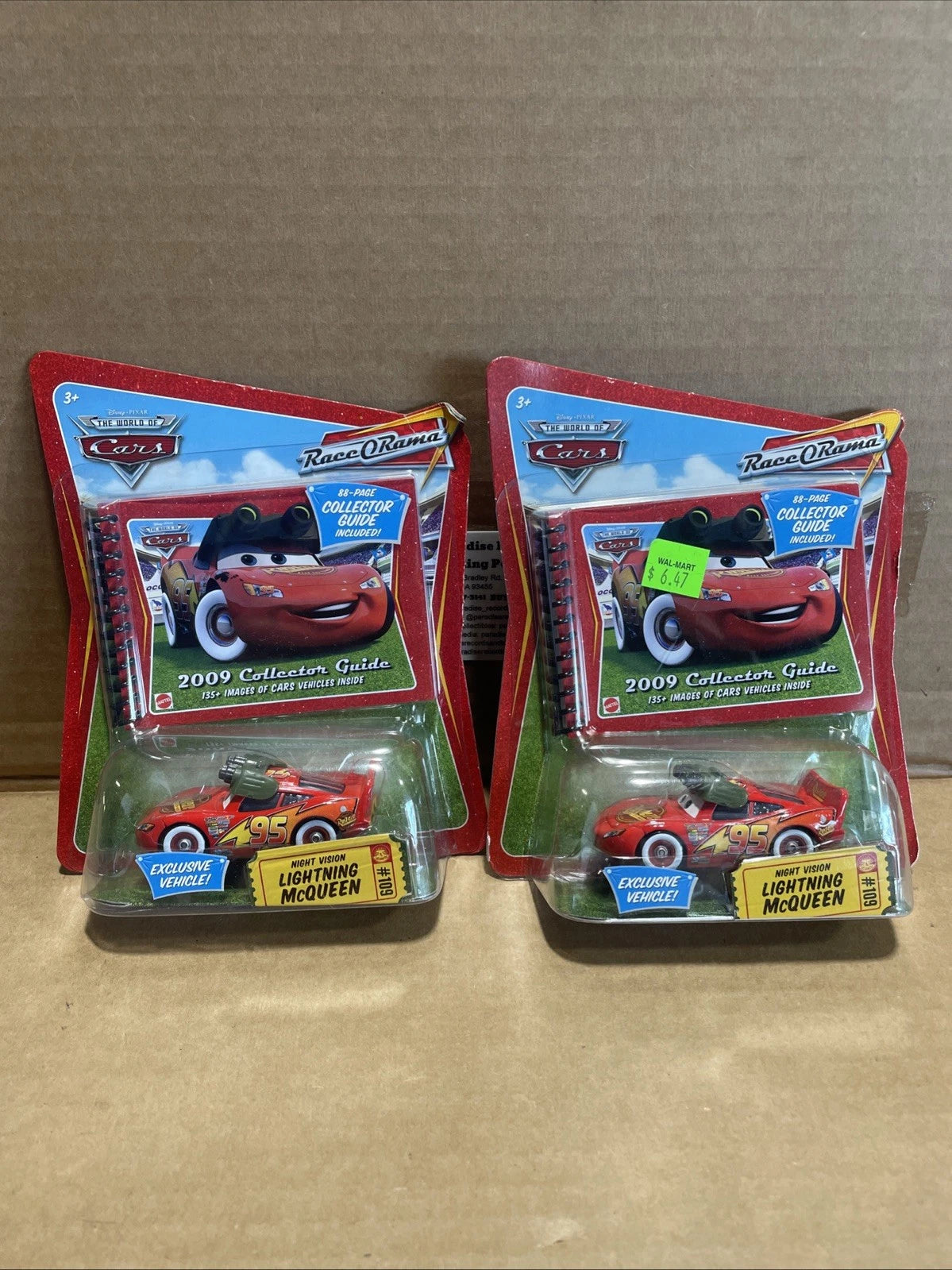Disney Pixar The World of Cars Race O Rama Series # 109 Night Vision McQueen