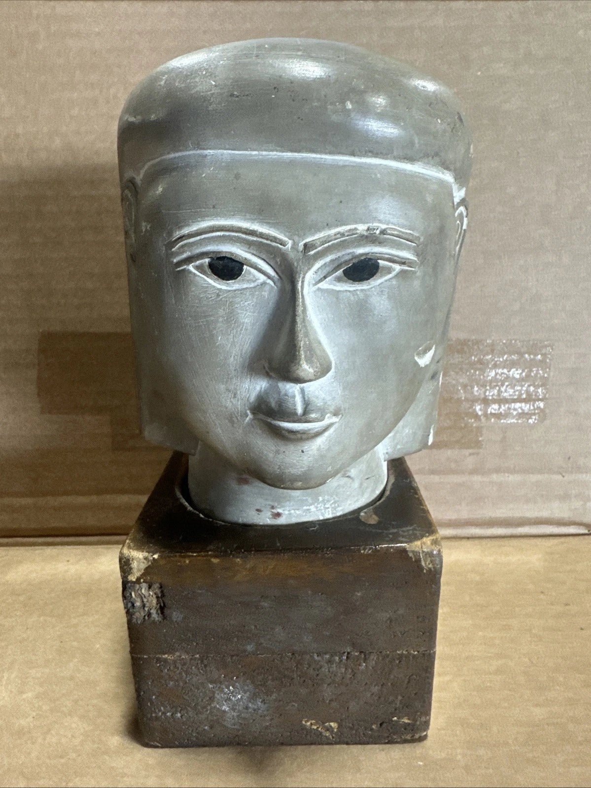 Unknown Era Egyptian Head Possibly Nefertari Head Sculpture