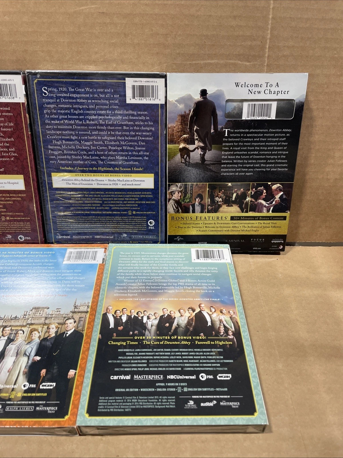 Downton Abbey Seasons 1-6 + Downtown Abbey The Motion Picture